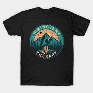 Hiker Is My Therapy T-shirt, Hiking Lovers Shirt, Outdoor Sports Tee